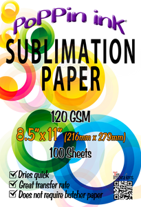 Poppin Ink Sublimation Paper