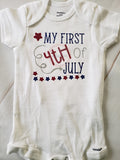 33 Total Holiday/Fourth of July T-shirts & Onesies - Bundle Sale!!!!!