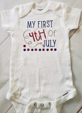 33 Total Holiday/Fourth of July T-shirts & Onesies - Bundle Sale!!!!!