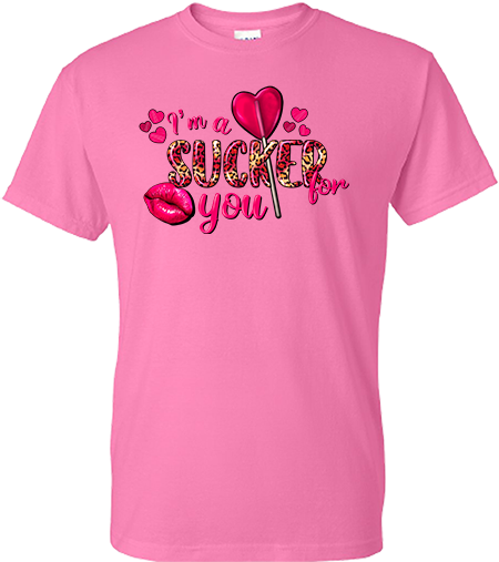 Valentine's Day shirt - Size medium / Azalea