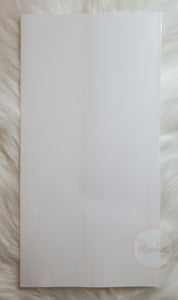 White Sublimation Shrink Wrap Sleeves (10 pieces)