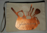 Medium (8"x6") Pre-Decorated Canvas Cosmetic/Makeup bag